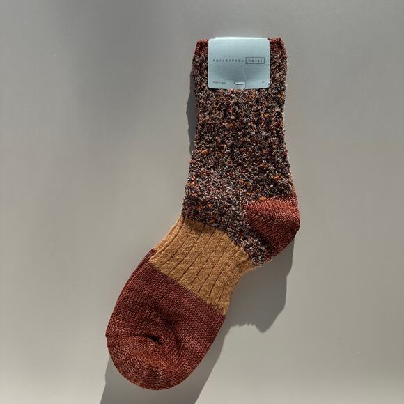 Hansel from Basel Pixie Dapple Crew Socks Toffee Womens Sizes 6-9.5 NWT - Picture 1 of 12